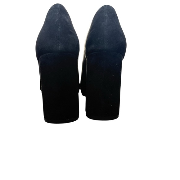 Cole Haan Black Suede Platform Heels Size 8 - Picture 4 of 8